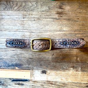 Frye Limited Hand Studded Belt